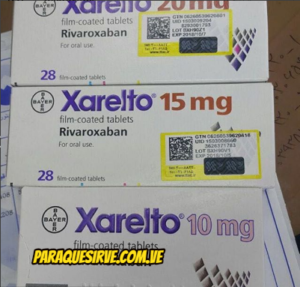 Para Que Sirve El Medicamento Xarelto Rivaroxaban